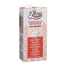Load image into Gallery viewer, Luv 100% Vegan Oat Milk Unsweetened 946ml