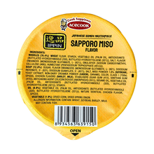 Load image into Gallery viewer, Acecook Ippin Instant Japanese Ramen Sapporo Miso Flavour 73g