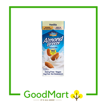 Load image into Gallery viewer, Blue Diamond Almond Breeze Almond Milk Vanilla 180ML (NOT UNSWEETENED)