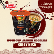 Load image into Gallery viewer, Aceook Ippin Instant Japanese Ramen Spicy Miso Flavour 73g