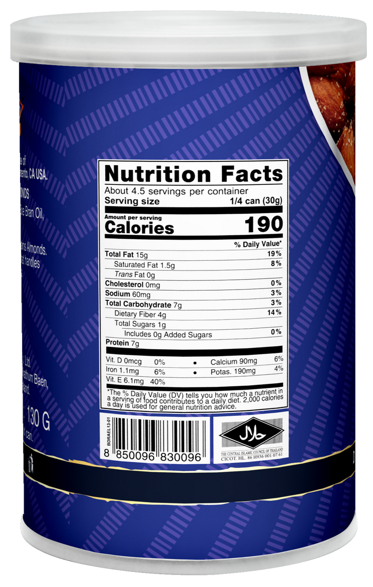 Blue Diamond Roasted Salted Almonds 130g in Can GoodMartPH blue-diamond-roasted-salted-almonds-130g-in-can-goodmartph