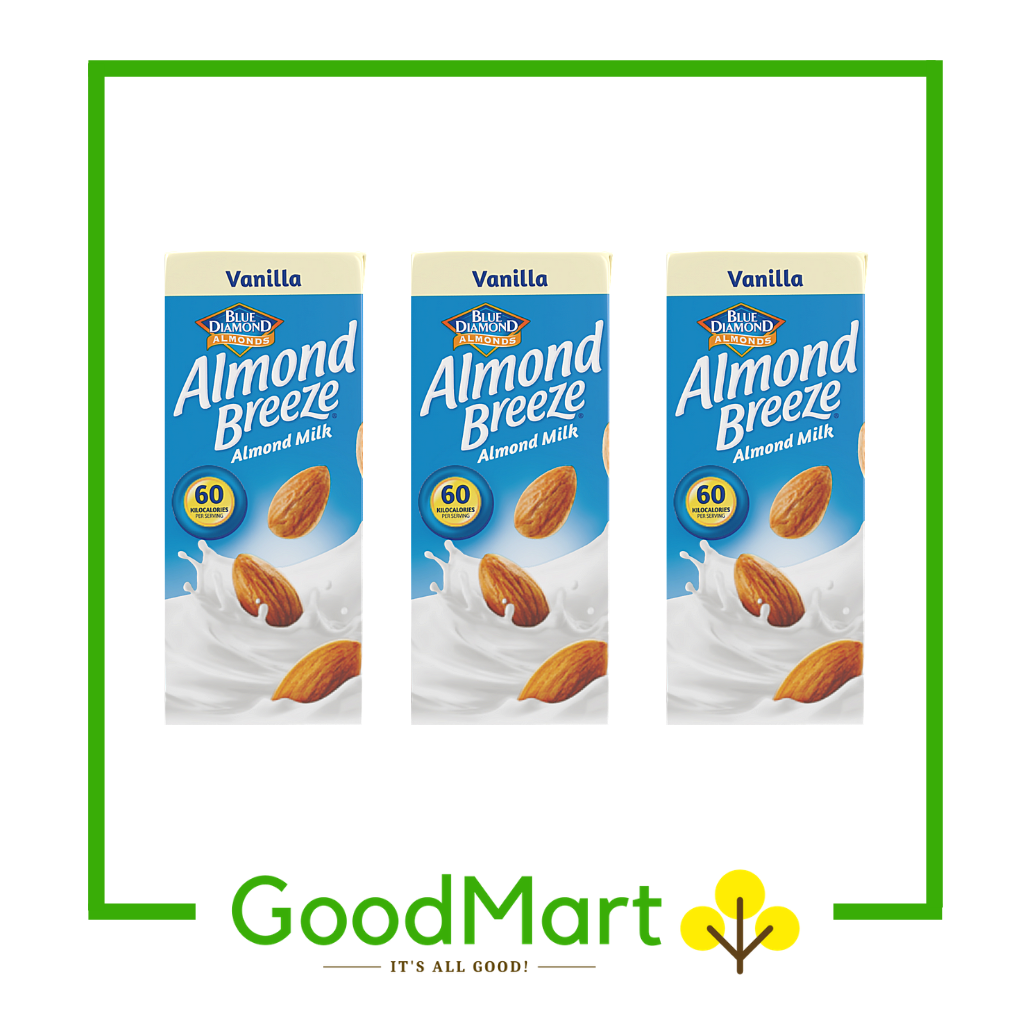 Blue Diamond Almond Breeze Almond Milk Vanilla 180MLx3 – GoodMartPH