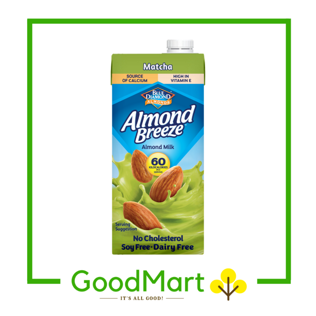Blue Diamond Almond Breeze Almond Milk Matcha 946ML