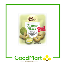 Load image into Gallery viewer, Nutwalker Fruity Nuts Cashews Coated with Real Powdered Durian 25g
