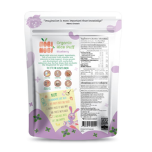 Load image into Gallery viewer, Nobi Nobi Organic Rice Puff Blueberry 40g (Healthy Baby Snack)
