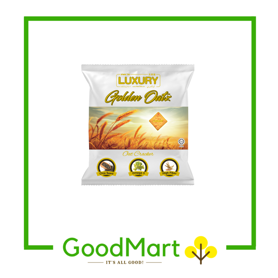 Hwa Tai Luxury Golden Oatz Oats Cracker 40g