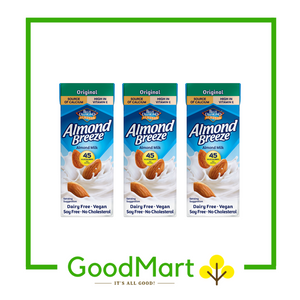 Blue Diamond Almond Breeze Almond Milk Original 180MLx3