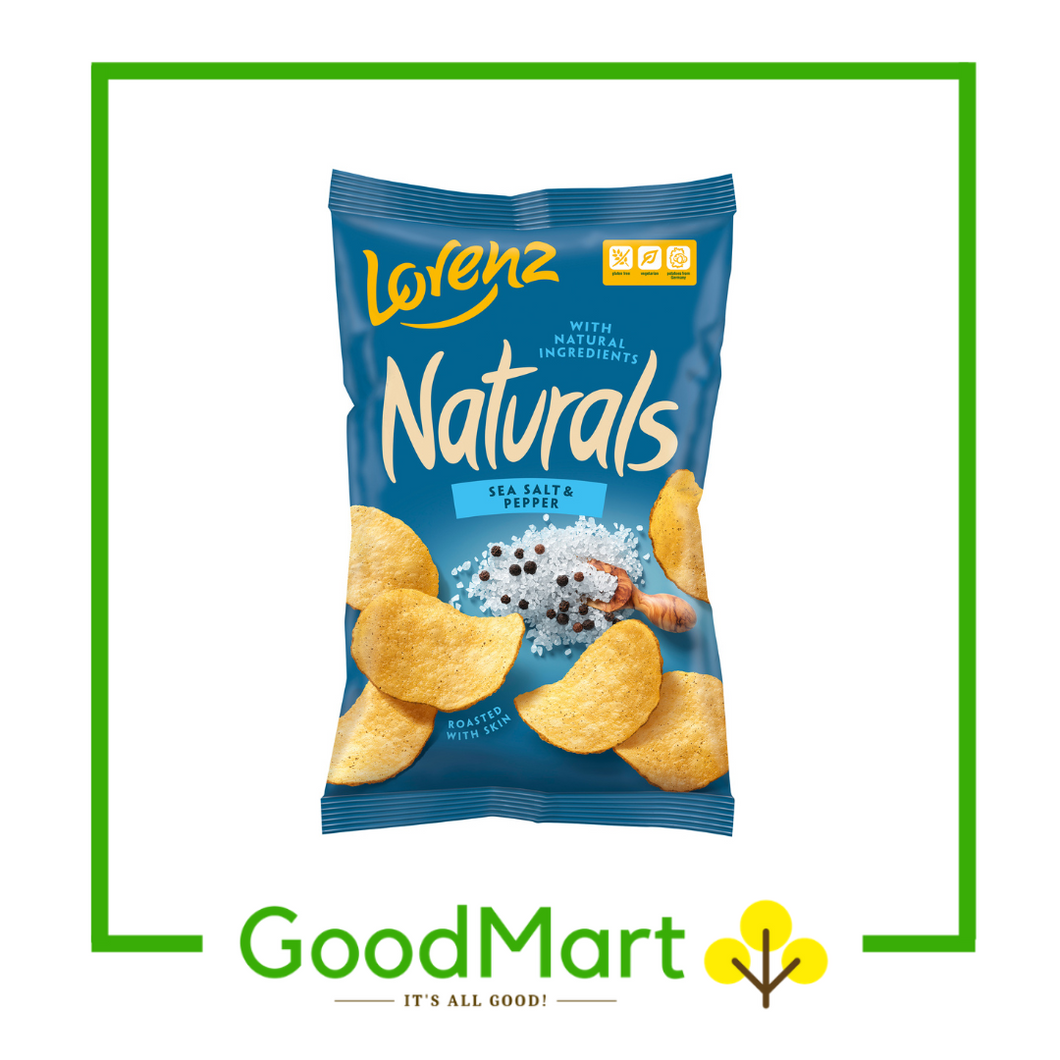 Lorenz Naturals Sea Salt & Pepper Potato Chips 100g