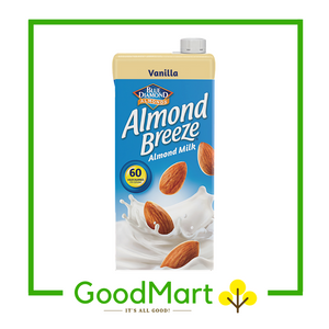 Blue Diamond Almond Breeze Almond Milk Vanilla 946ML