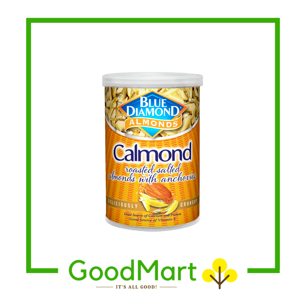 Calmond Blue Diamond Calmond Roasted Salted Almonds & Anchovies 110g (in can ...