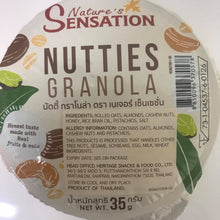 Load image into Gallery viewer, Nature&#39;s Sensation Nutties Granola 35g
