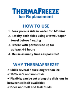 THERMAFREEZE Reusable Ice Sheet (28x40cm - 24 cells)